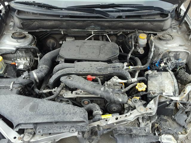 4S3BMBB66A3223492 - 2010 SUBARU LEGACY 2.5 GRAY photo 7