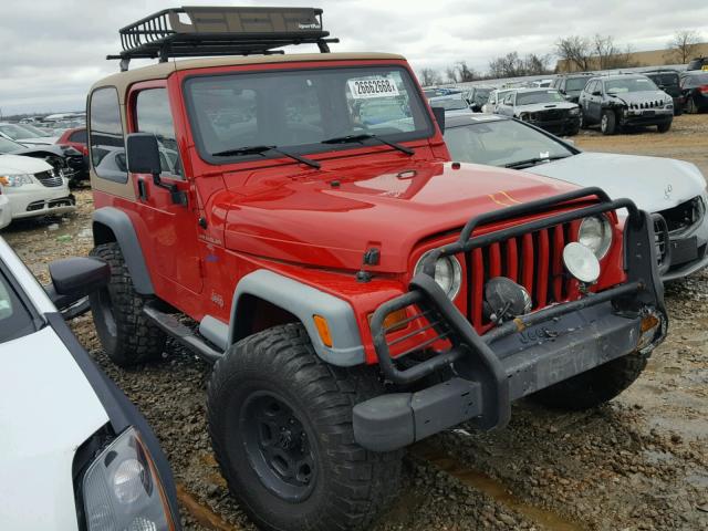 1J4FY19S6VP490854 - 1997 JEEP WRANGLER / RED photo 1