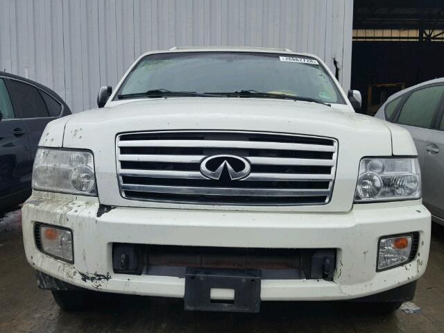 5N3AA08CX6N801887 - 2006 INFINITI QX56 WHITE photo 9