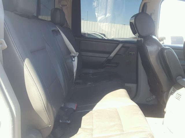 1N6AA07B84N570987 - 2004 NISSAN TITAN XE WHITE photo 6