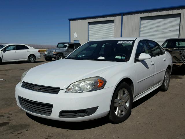 2G1WG5EK4B1201753 - 2011 CHEVROLET IMPALA LT WHITE photo 2