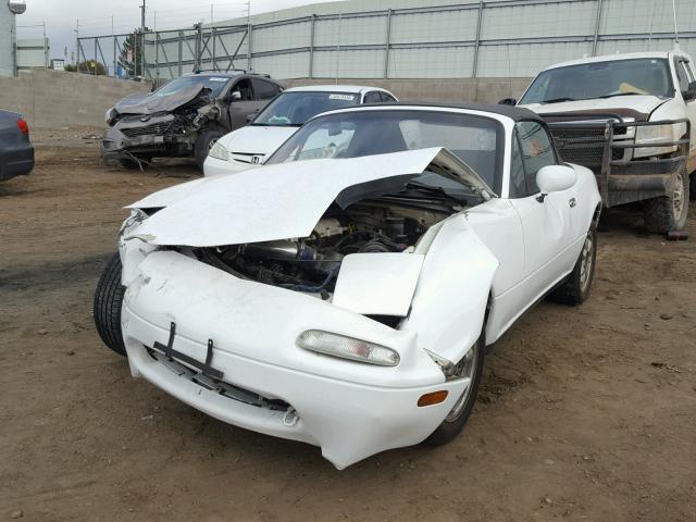 JM1NA3513M1218648 - 1991 MAZDA MX-5 MIATA WHITE photo 2