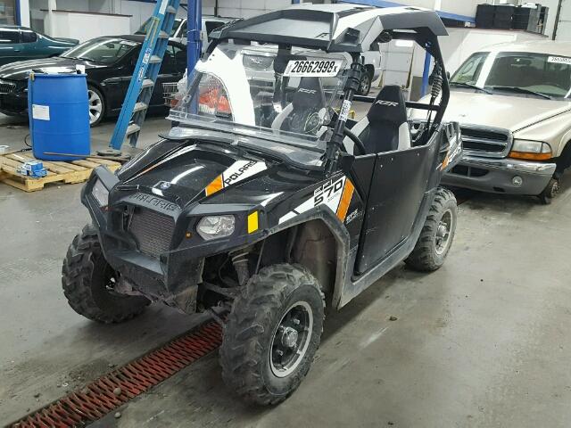 4XAVH6EA7DB147484 - 2013 POLARIS RZR 570 EP BLACK photo 2