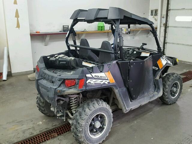 4XAVH6EA7DB147484 - 2013 POLARIS RZR 570 EP BLACK photo 4