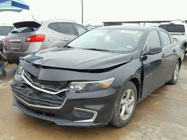 1G1ZB5ST7GF359853 - 2016 CHEVROLET MALIBU LS BLACK photo 2