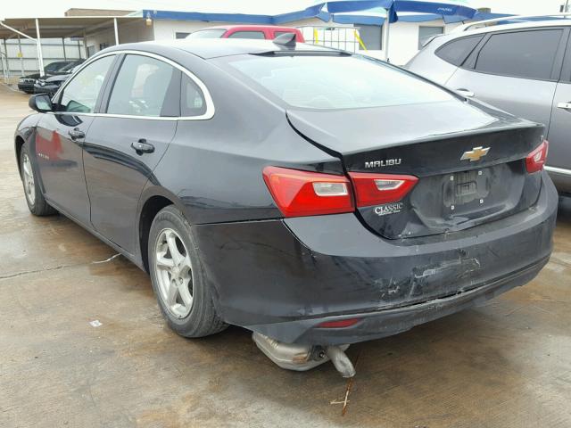 1G1ZB5ST7GF359853 - 2016 CHEVROLET MALIBU LS BLACK photo 3