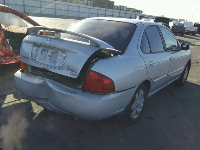 3N1CB51D55L526210 - 2005 NISSAN SENTRA 1.8 SILVER photo 4