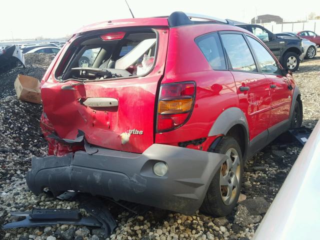 5Y2SL62873Z420151 - 2003 PONTIAC VIBE RED photo 4