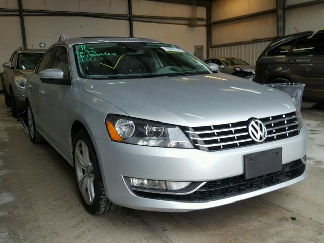 1VWCS7A31FC060799 - 2015 VOLKSWAGEN PASSAT SEL SILVER photo 1