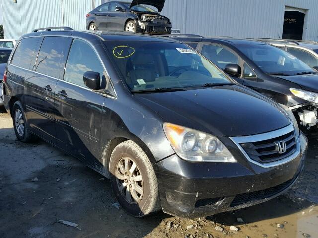 5FNRL38728B048792 - 2008 HONDA ODYSSEY EX BLACK photo 1