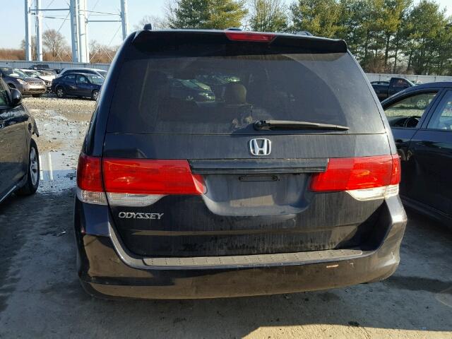 5FNRL38728B048792 - 2008 HONDA ODYSSEY EX BLACK photo 9