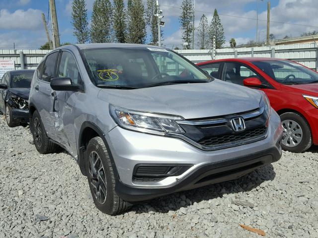 2HKRM3H45GH567984 - 2016 HONDA CR-V SE SILVER photo 1