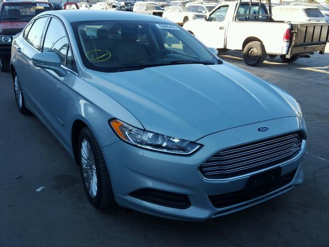 3FA6P0LU1DR237418 - 2013 FORD FUSION SE BLUE photo 1