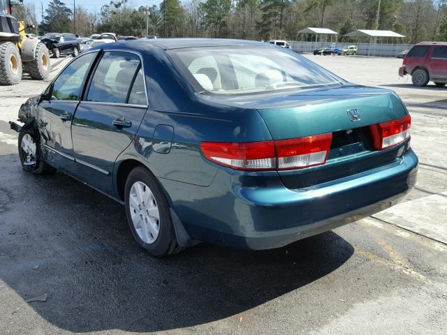 1HGCM563X3A009739 - 2003 HONDA ACCORD LX GREEN photo 3