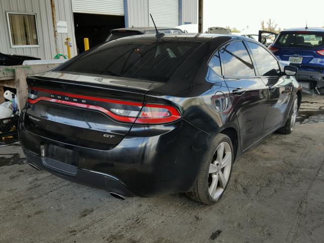 1C3CDFEB4FD200707 - 2015 DODGE DART GT BLACK photo 4