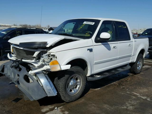 1FTRW08L81KE01368 - 2001 FORD F150 SUPER WHITE photo 2