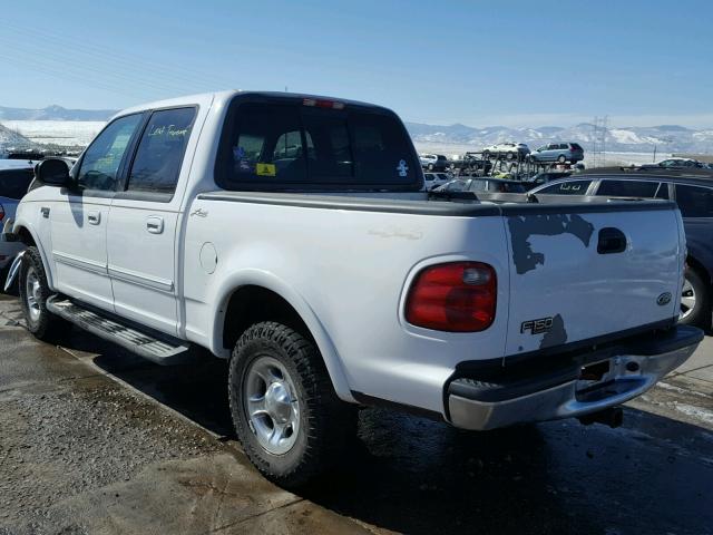 1FTRW08L81KE01368 - 2001 FORD F150 SUPER WHITE photo 3