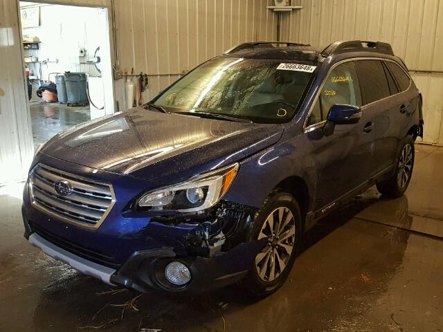 4S4BSBJC0F3279654 - 2015 SUBARU OUTBACK 2. BLUE photo 2