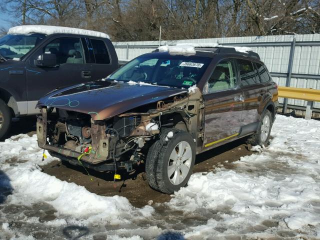 4S4BRBLC6B3317374 - 2011 SUBARU OUTBACK 2. BROWN photo 2