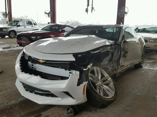 1G1FD1RS4H0166552 - 2017 CHEVROLET CAMARO LT WHITE photo 2