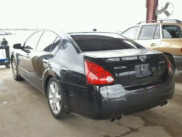 1N4BA41E36C844179 - 2006 NISSAN MAXIMA SE BLACK photo 3