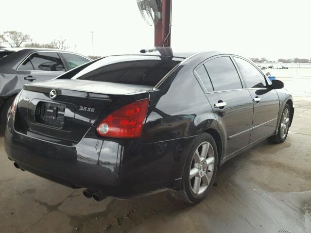 1N4BA41E36C844179 - 2006 NISSAN MAXIMA SE BLACK photo 4