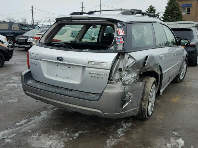 4S4BP67C666309335 - 2006 SUBARU LEGACY OUT SILVER photo 4