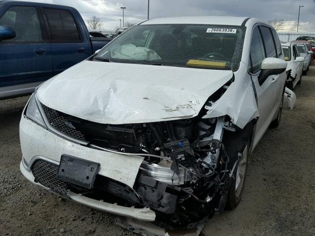 2C4RC1BG0HR851067 - 2017 CHRYSLER PACIFICA T WHITE photo 2