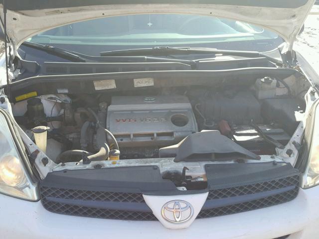 5TDZA23C64S053391 - 2004 TOYOTA SIENNA CE WHITE photo 7