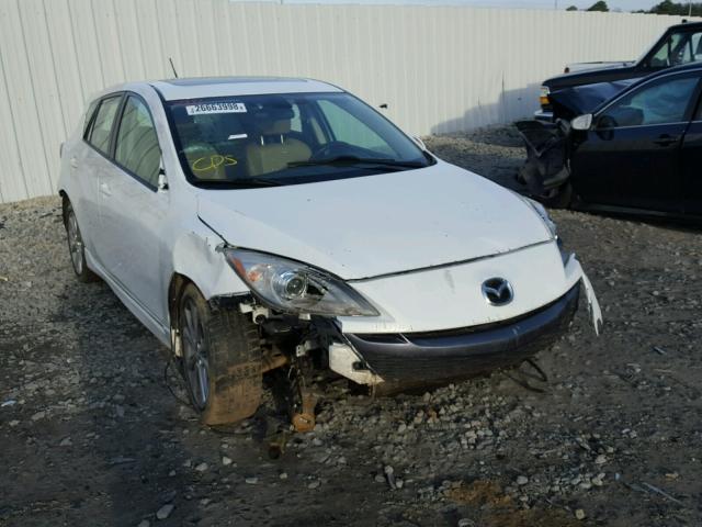 JM1BL1H56A1132844 - 2010 MAZDA 3 S WHITE photo 1