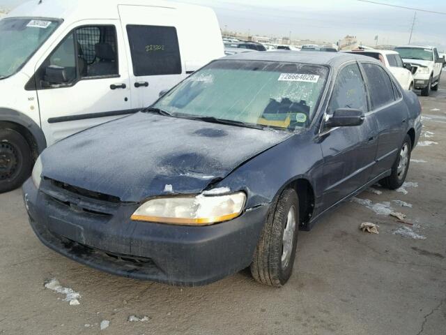 1HGCG5654WA044239 - 1998 HONDA ACCORD EX BLUE photo 2