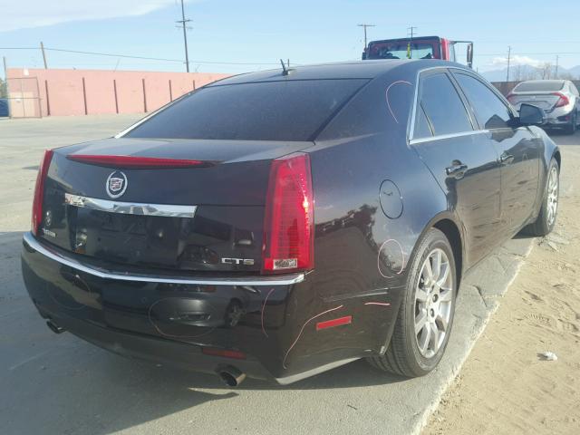 1G6DP57V480115307 - 2008 CADILLAC CTS HI FEA BLACK photo 4