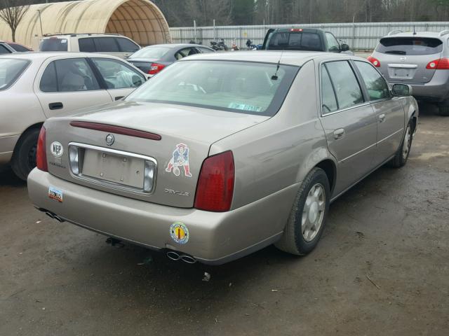 1G6KD54Y41U236433 - 2001 CADILLAC DEVILLE TAN photo 4