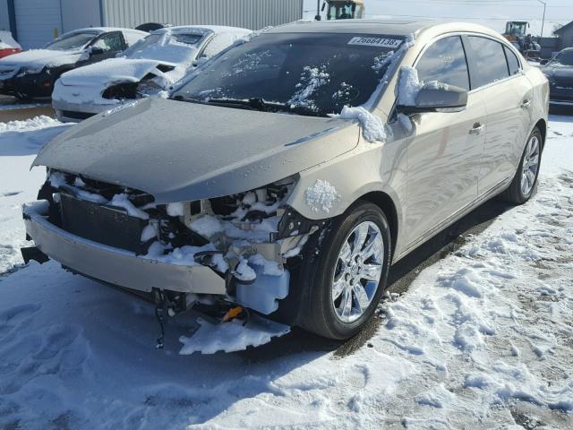 1G4GC5GD1BF202403 - 2011 BUICK LACROSSE C GOLD photo 2