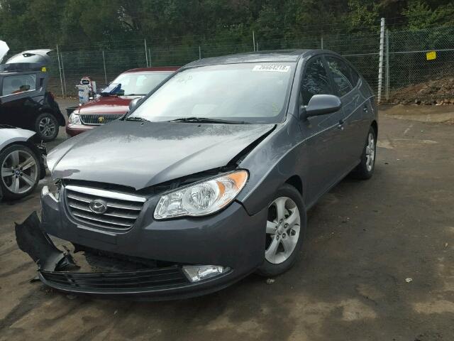 KMHDU46D98U514081 - 2008 HYUNDAI ELANTRA GL GRAY photo 2