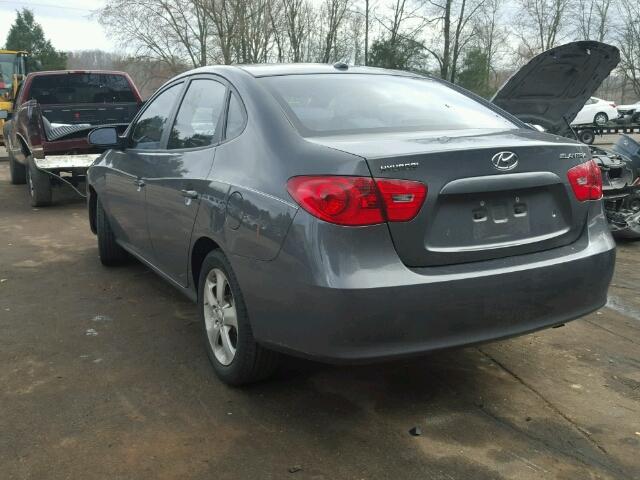 KMHDU46D98U514081 - 2008 HYUNDAI ELANTRA GL GRAY photo 3