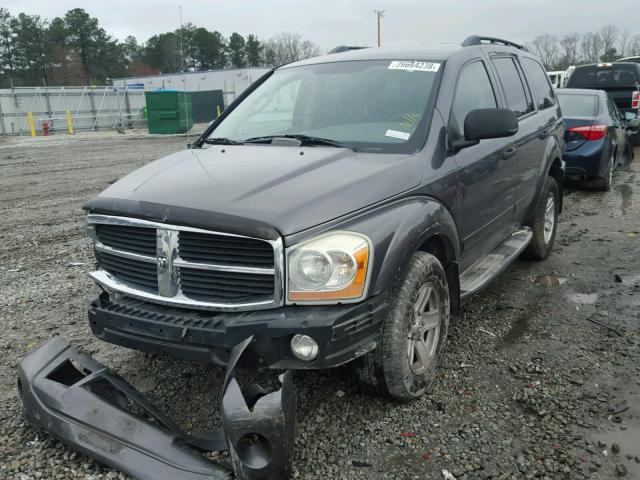 1D4HD48N94F164349 - 2004 DODGE DURANGO SL GRAY photo 2