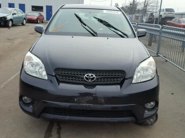 2T1KR32E47C657988 - 2007 TOYOTA COROLLA MA BLACK photo 9