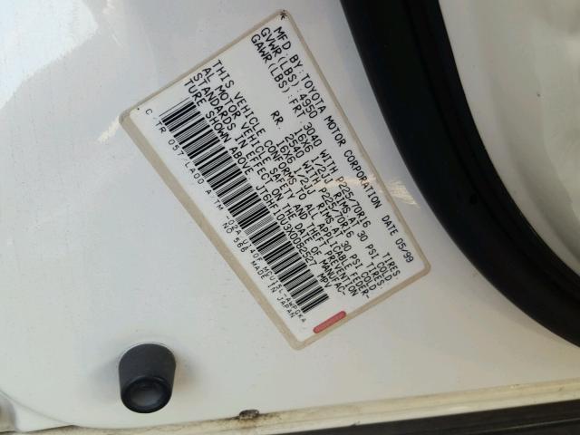 JT6HF10U3X0082527 - 1999 LEXUS RX 300 WHITE photo 10