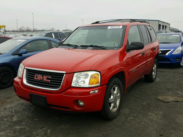 1GKDT13S122440428 - 2002 GMC ENVOY RED photo 2