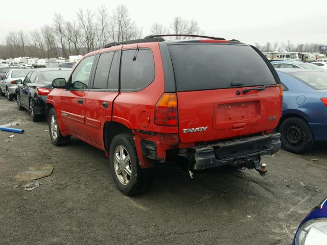 1GKDT13S122440428 - 2002 GMC ENVOY RED photo 3