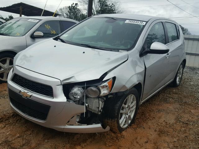 1G1JC6SH9C4181977 - 2012 CHEVROLET SONIC LT SILVER photo 2