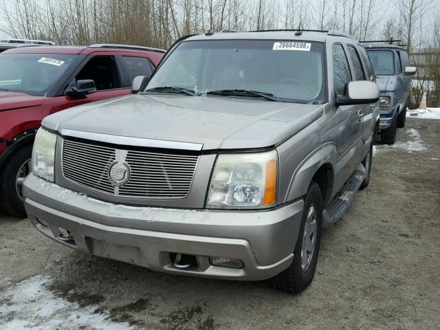 1GYEK63N03R256286 - 2003 CADILLAC ESCALADE L TAN photo 2