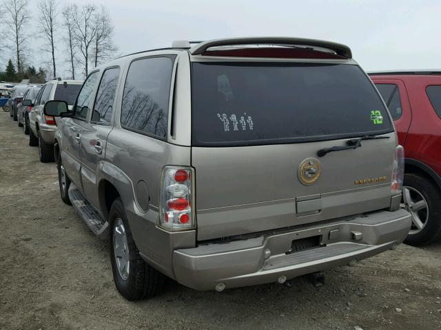 1GYEK63N03R256286 - 2003 CADILLAC ESCALADE L TAN photo 3