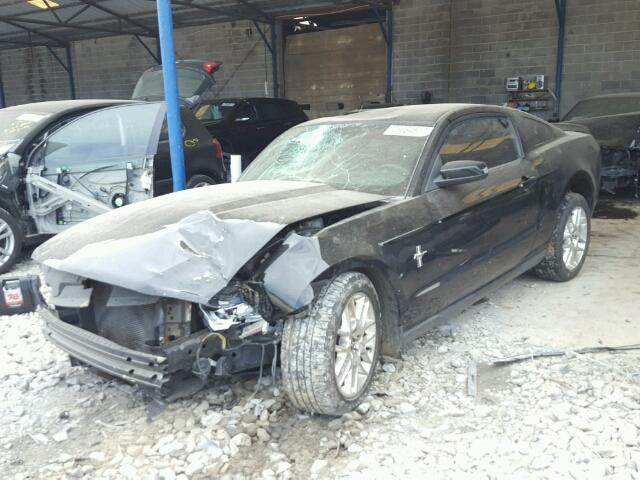 1ZVBP8AM5C5231467 - 2012 FORD MUSTANG BLACK photo 2