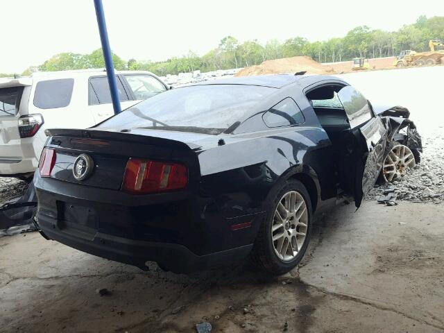 1ZVBP8AM5C5231467 - 2012 FORD MUSTANG BLACK photo 4