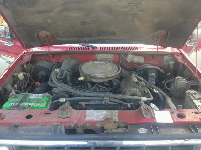 1FTCR10S3DUC02789 - 1983 FORD RANGER RED photo 7