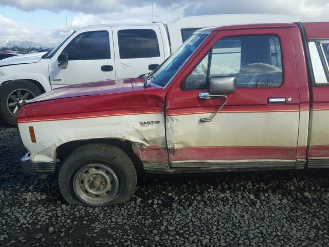 1FTCR10S3DUC02789 - 1983 FORD RANGER RED photo 9