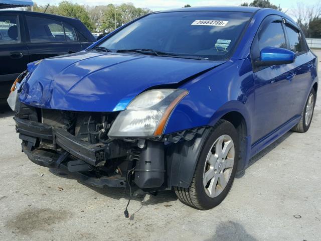 3N1AB6AP5AL726361 - 2010 NISSAN SENTRA 2.0 BLUE photo 2