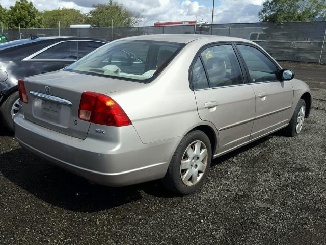 2HGES26782H554175 - 2002 HONDA CIVIC EX ოქროსფერი ფოტო 4